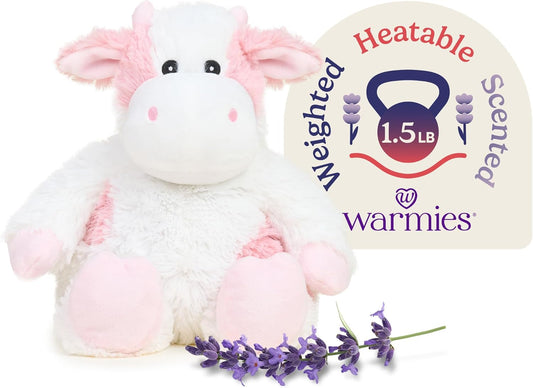 Warmies Microwavable Strawberry Cow Plush