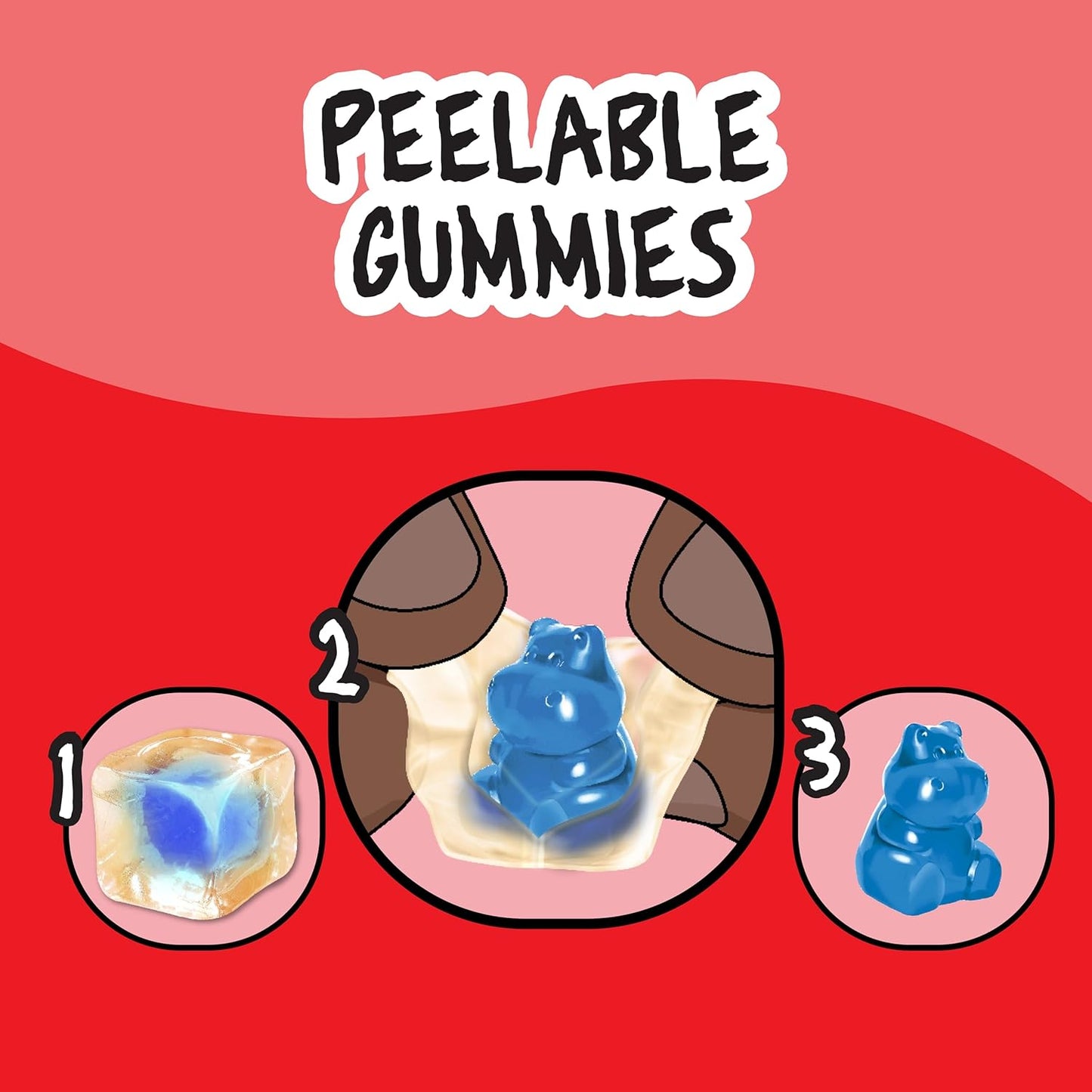 Juicy Drop Mystery Gummy Candy Cubes