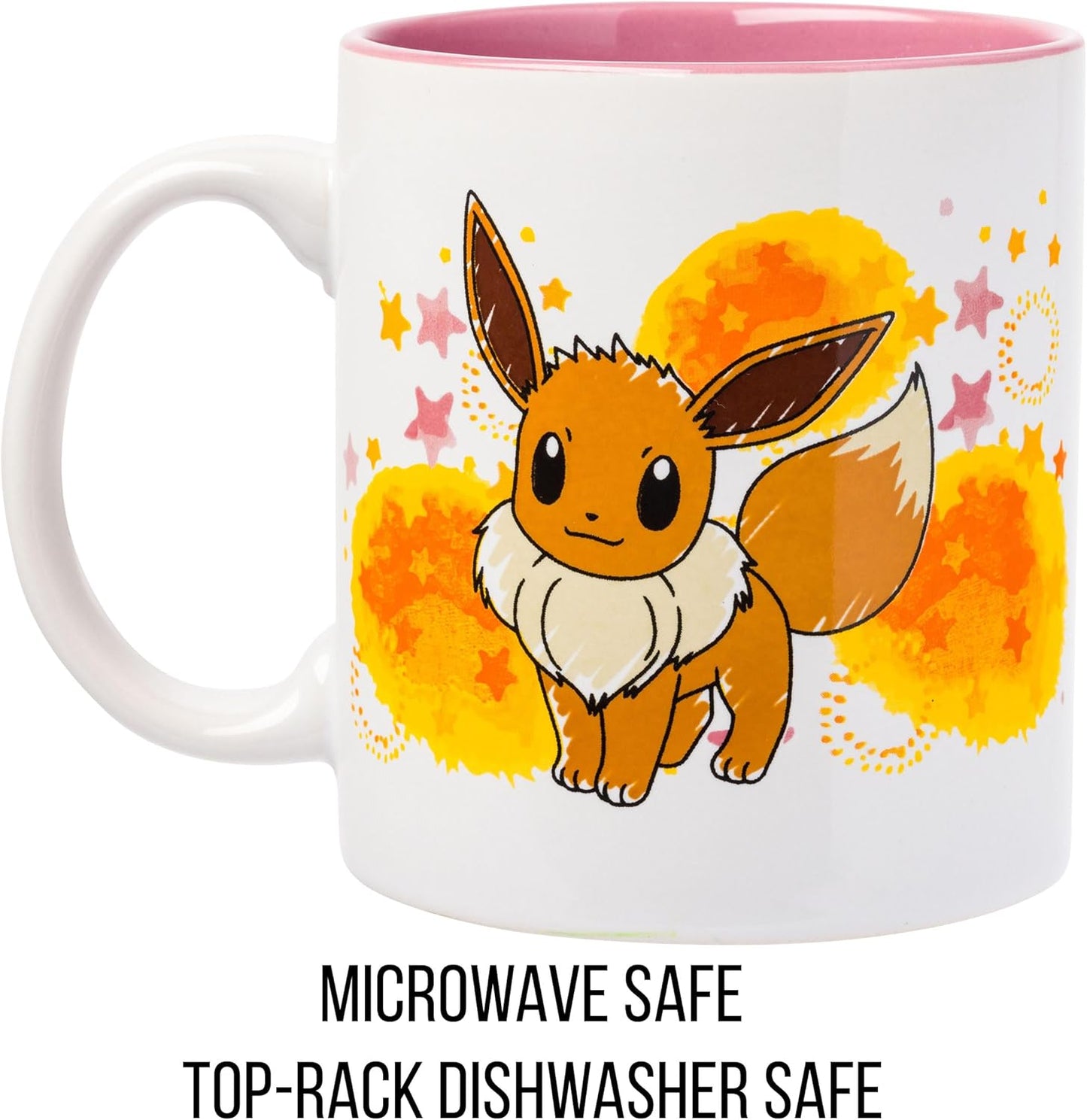 Pokemon Eevee Star Splatter Ceramic Mug