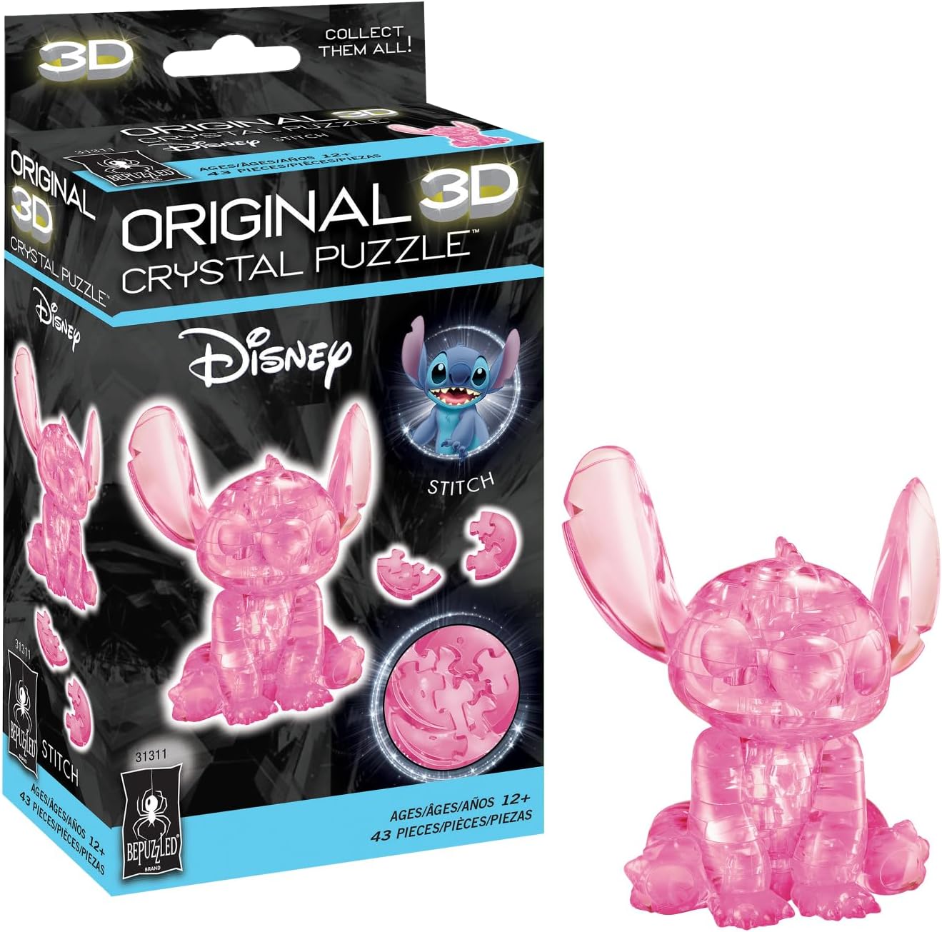 Disney Stitch Original 3D Crystal Puzzle