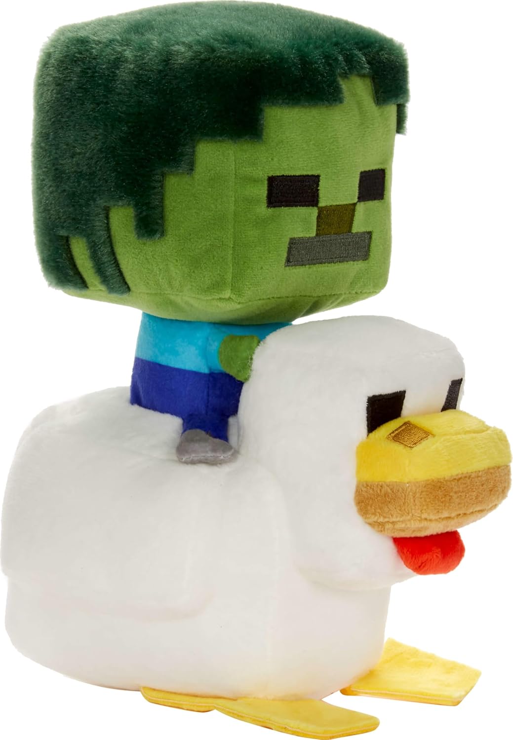 Minecraft Zombie Chicken Jockey Plush 8"