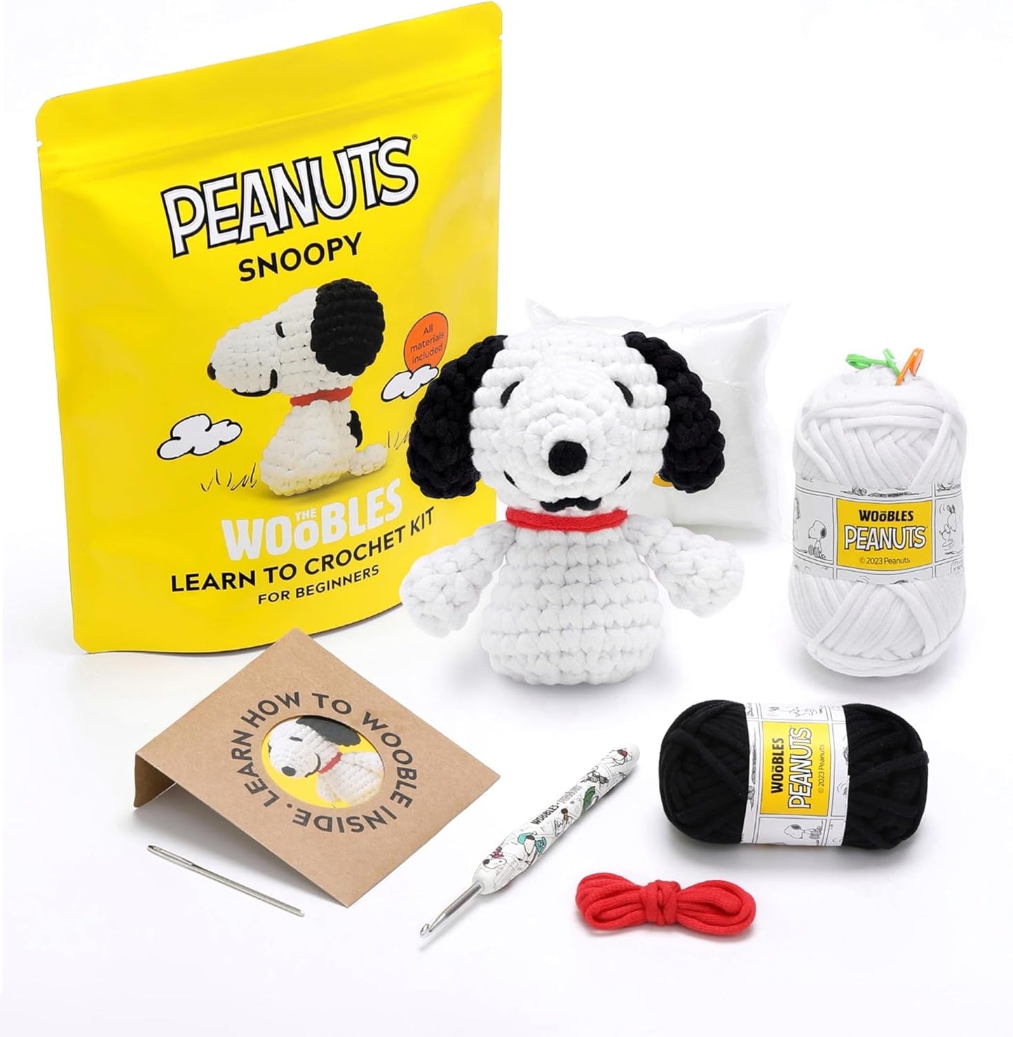 Woobles Beginners Crochet Kit - Snoopy