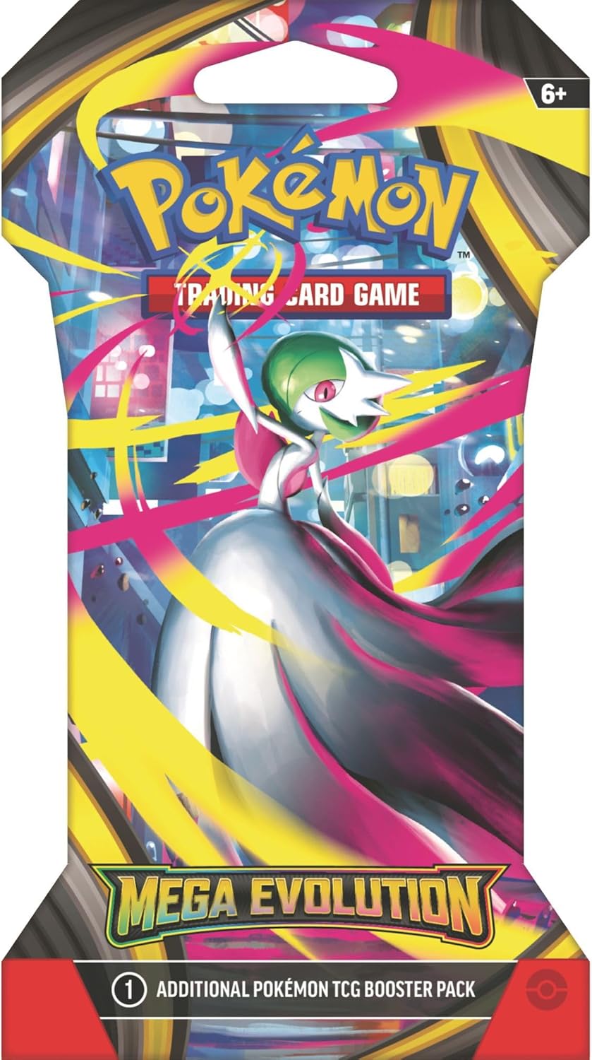 Pokemon Mega Evolution Sleeved Booster (Style may vary)