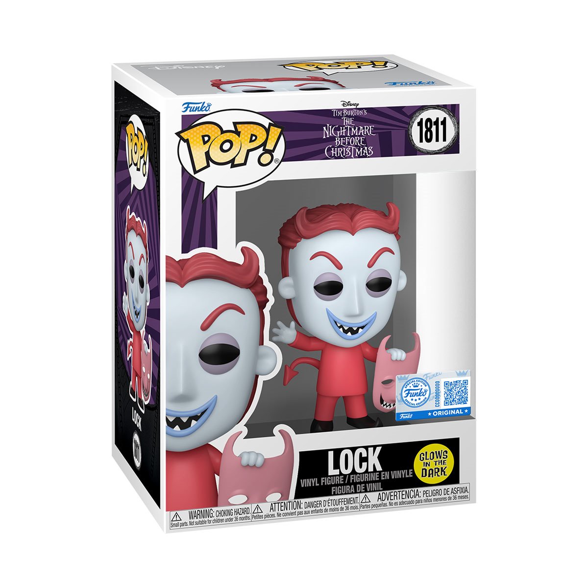 Funko Pop! The Nightmare Before Christmas Lock Glow-in-the-Dark