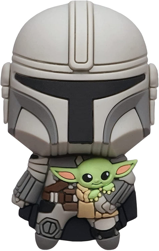Star Wars The Mandalorian with Child 3D Foam Magnet