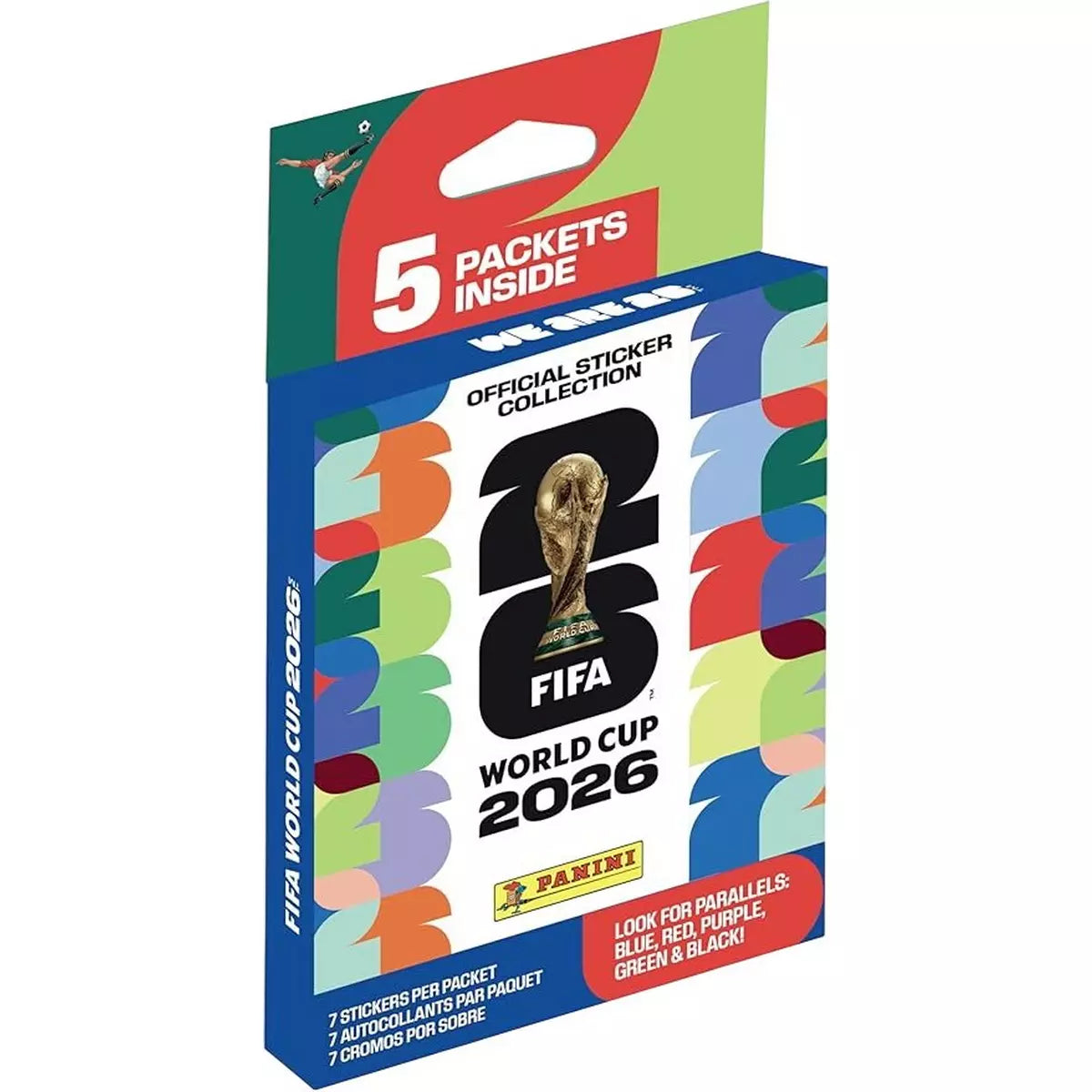 Panini 2026 FIFA World Cup Soccer Eco-Blister Sticker Hanger Pack