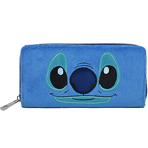 Disney's Stitch Plush Zippered Wallet