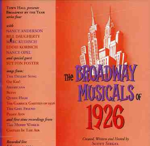 Various Artists - Broadway Musicals Of 1926