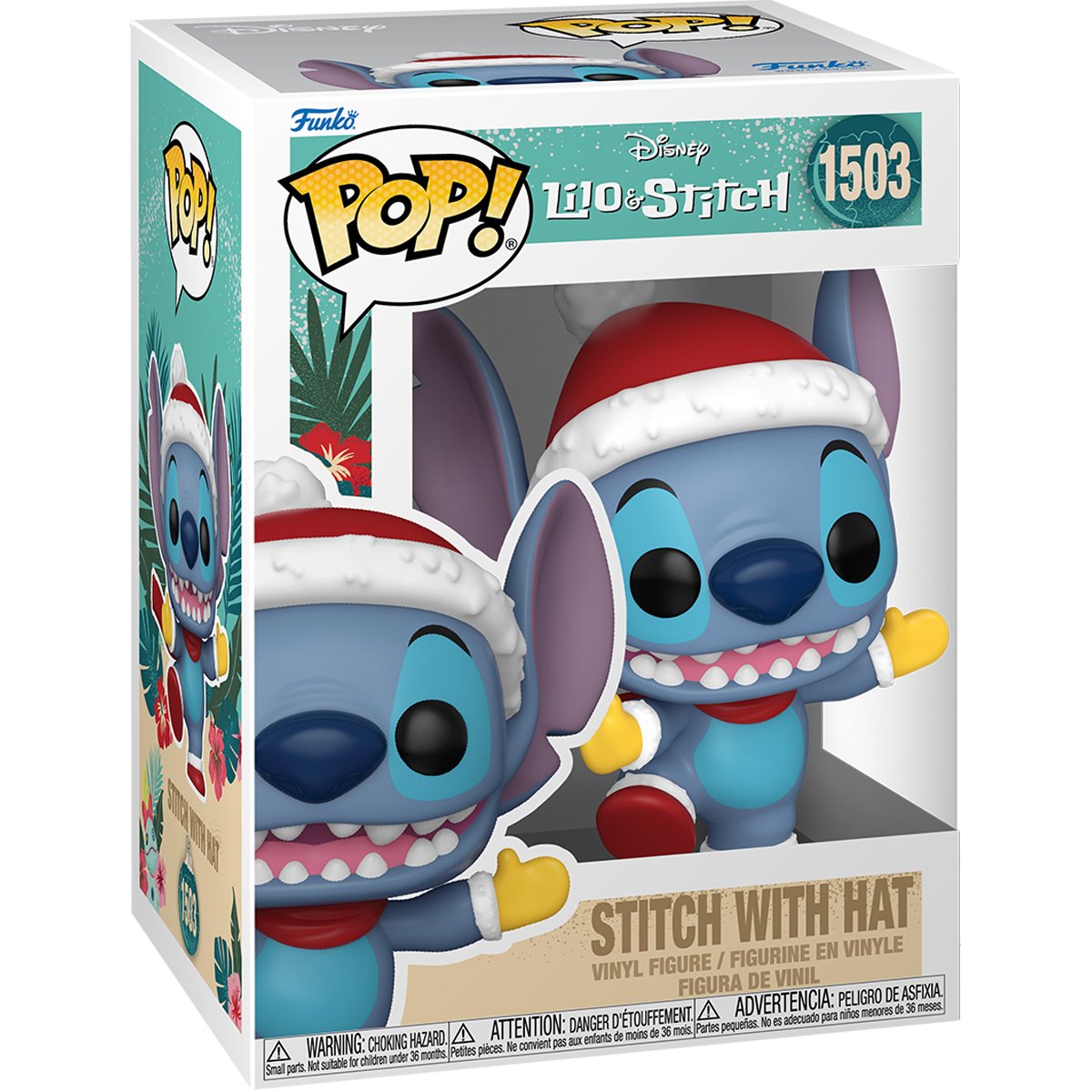 Funko Pop! Lilo & Stitch Holiday Stitch with Hat