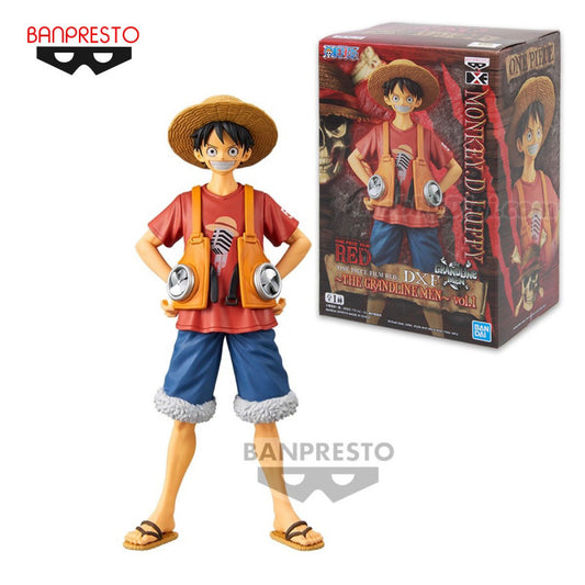 BanPresto - One Piece - DXF - The Grandline Men Vol.1 Monkey D. Luffy Statue