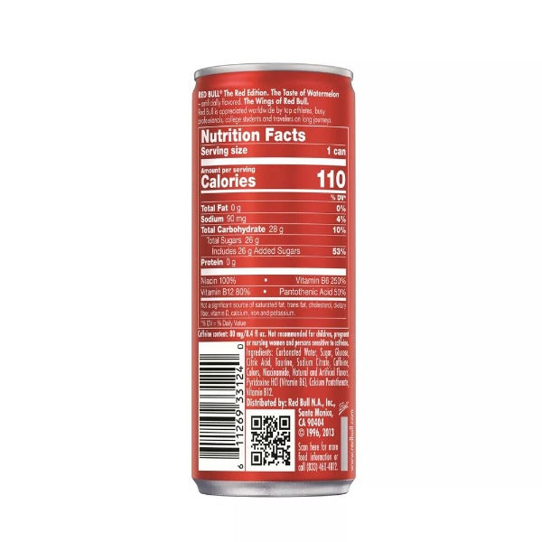 Red Bull Red Edition Energy Drink - 8.4 fl oz Can
