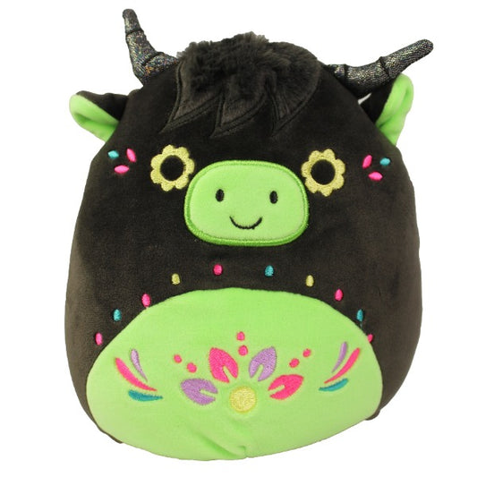 Squishmallows Catrina the Day of the Dead Highland Cow 7.5in Plush