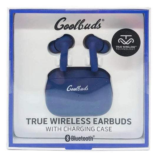 Coolbuds Bluetooth Pro Style Navy Headphones