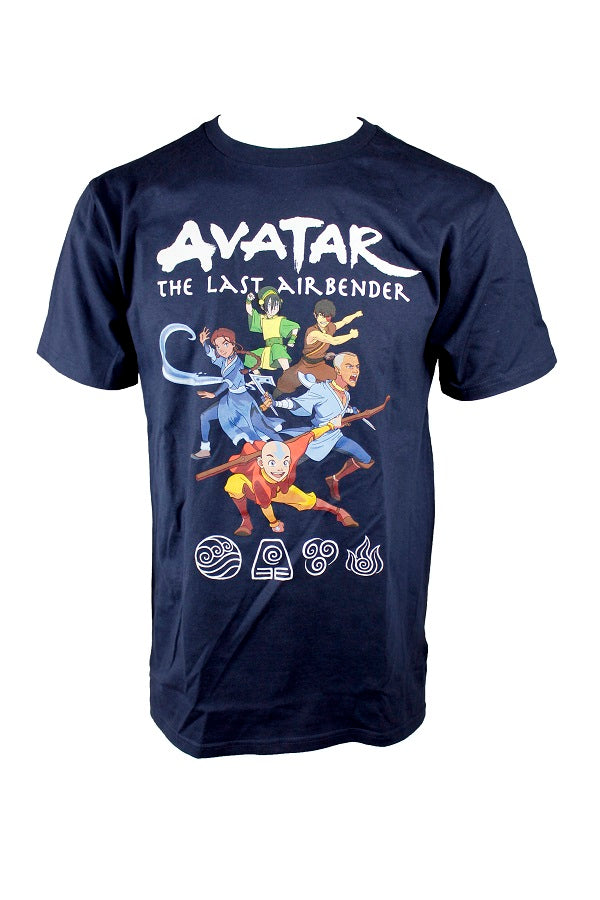 Avatar The Last Airbender Group Blue T-Shirt
