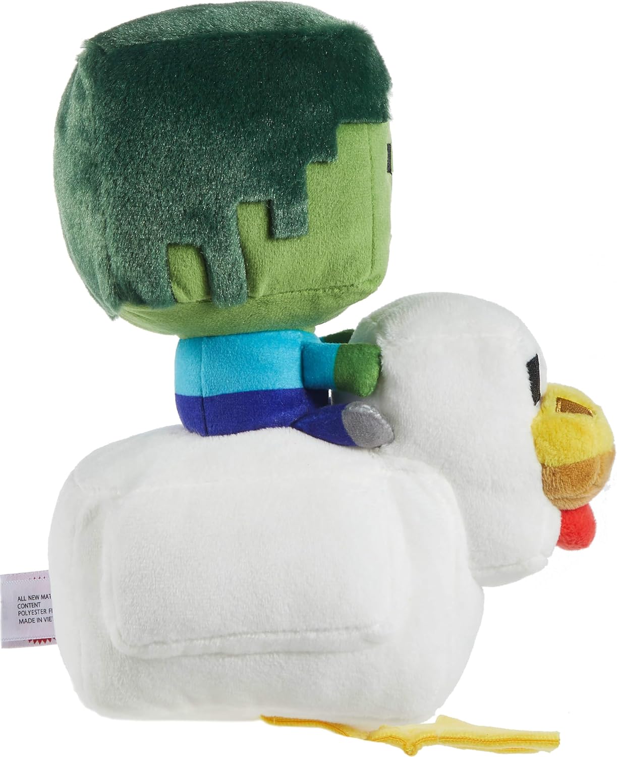 Minecraft Zombie Chicken Jockey Plush 8"