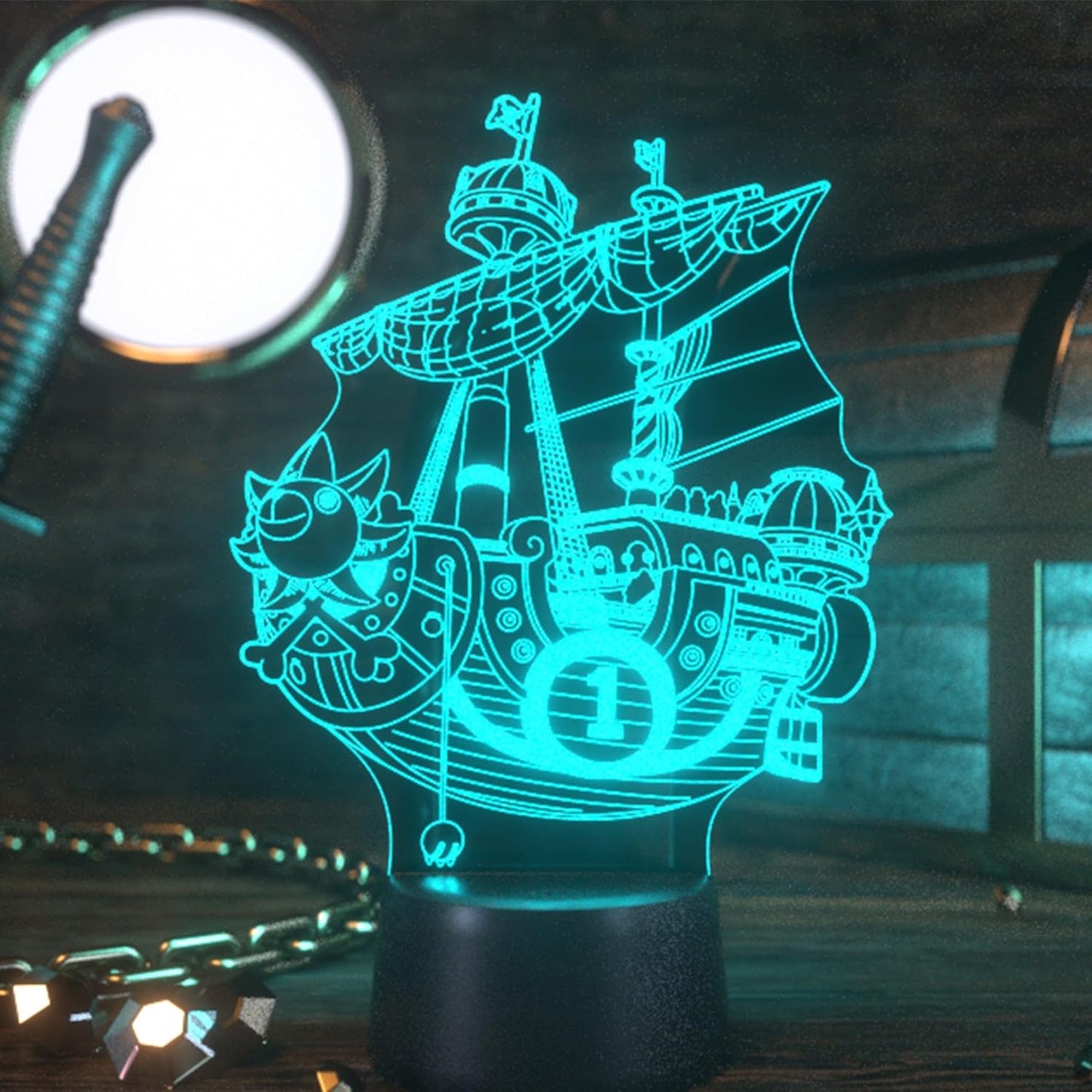 Otaku Lamps One Piece Thousand Sunny 2D LED Lamp