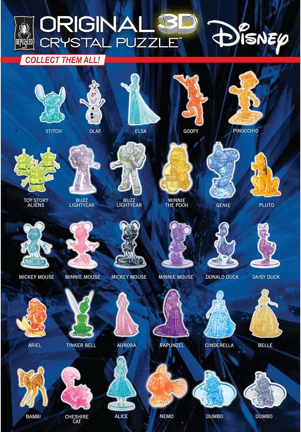 Disney Stitch Original 3D Crystal Puzzle