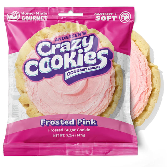Crazy Cookies Frosted Pink Sugar Cookie Pack