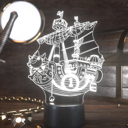 Otaku Lamps One Piece Thousand Sunny 2D LED Lamp