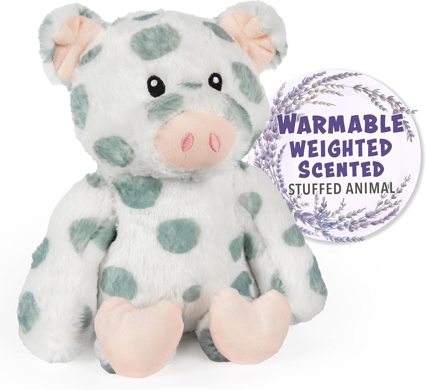 Warm Pals Lavender Scented Spotted Pig Plush
