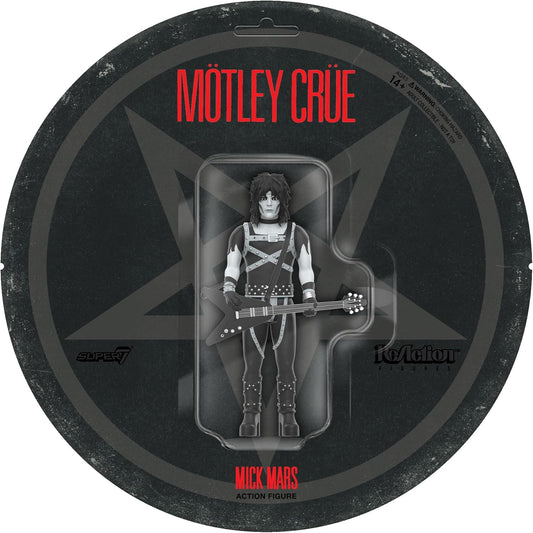 Motley Crue Reaction Figures Wave 02 - Mick Mars (Shout at The Devil - Black & White)