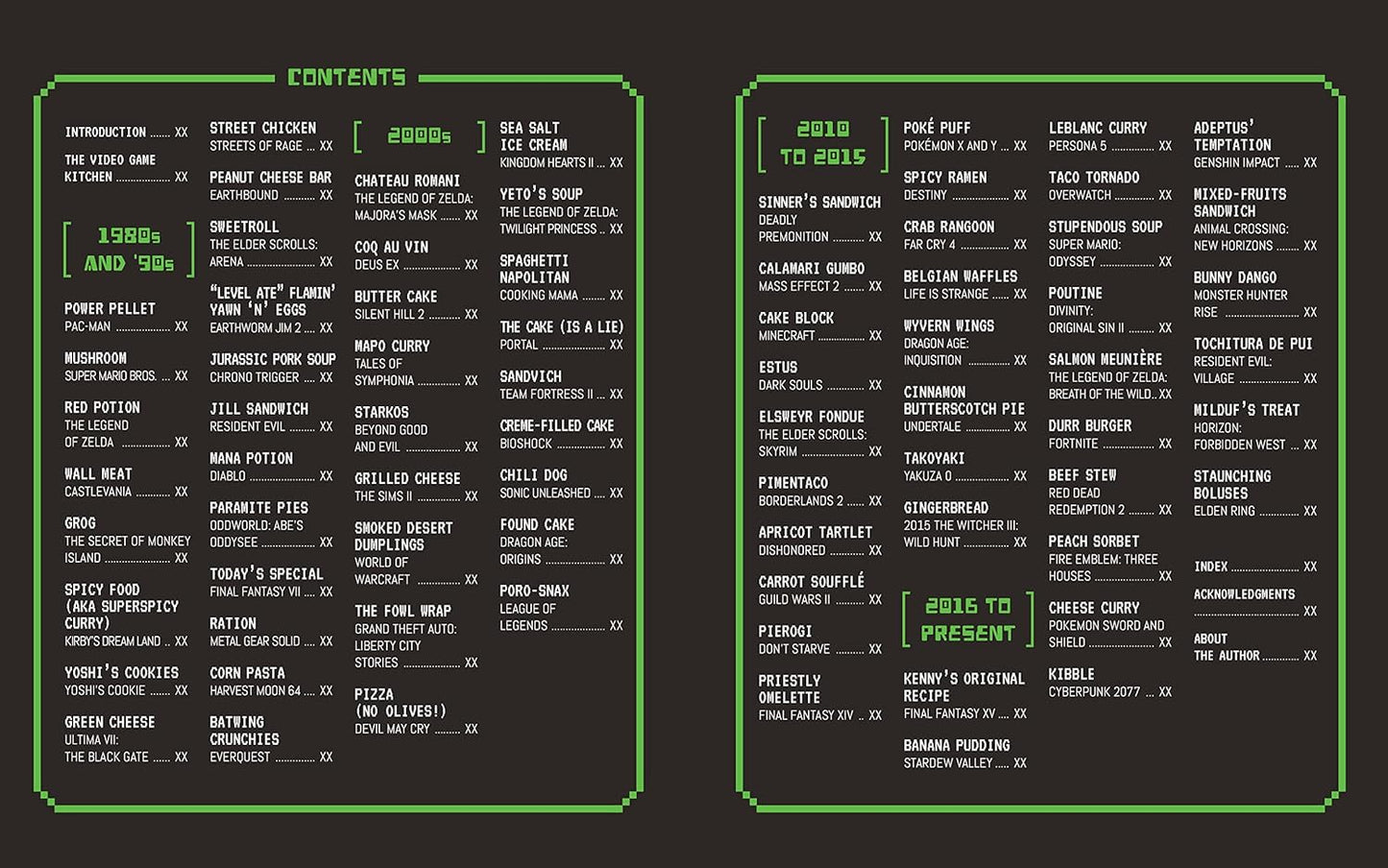 The Video Game Chef: 76 Iconic Foods from Pac-Man to Elden Ring