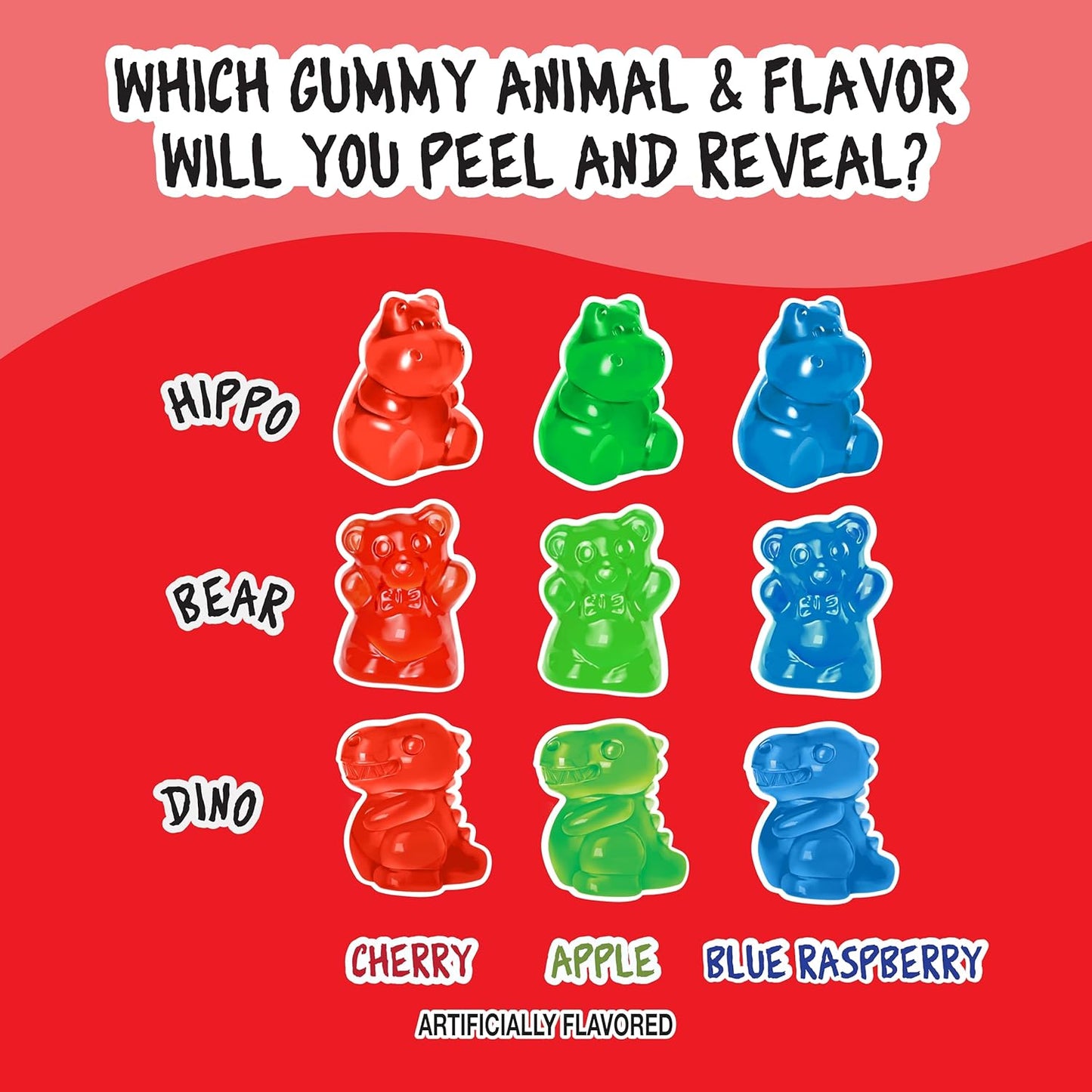 Juicy Drop Mystery Gummy Candy Cubes
