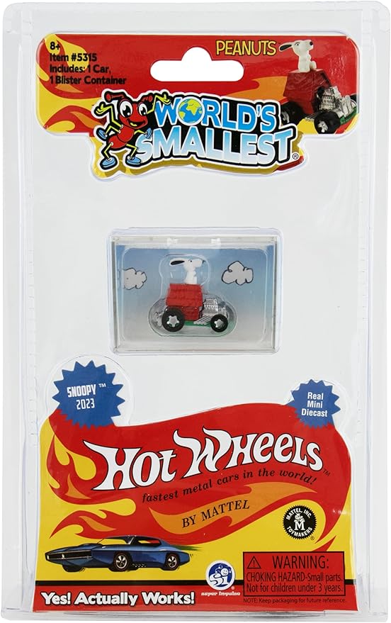 World's Smallest Hot Wheels Snoopy