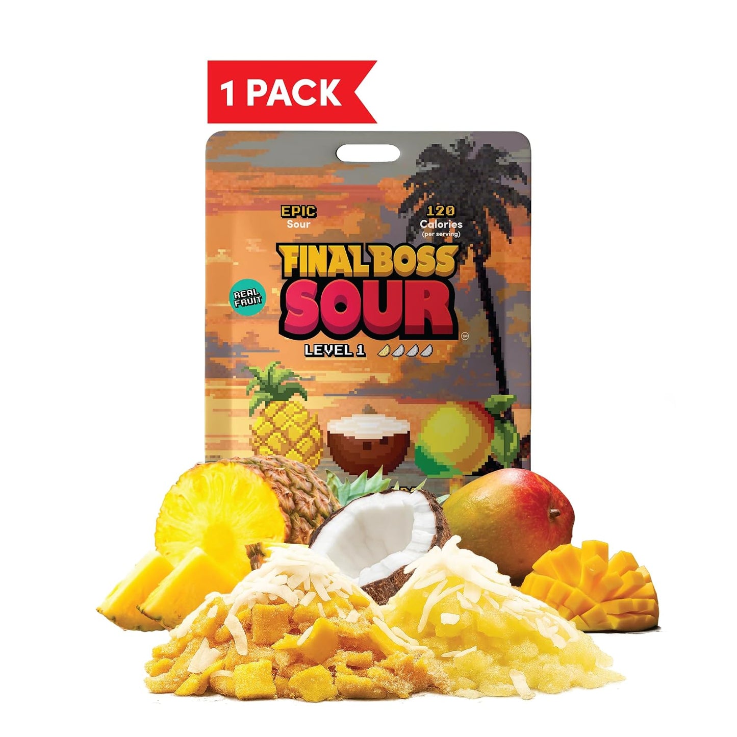 Final Boss Sour Candy Level 1, Sour Pina Colada