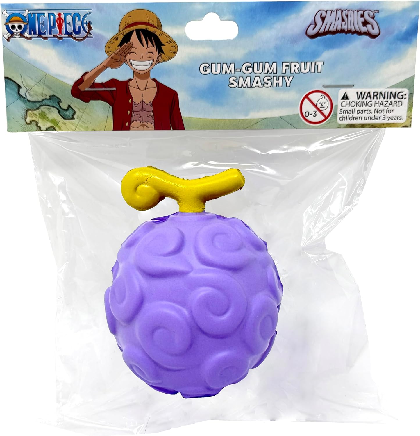 One Piece Gum-Gum Fruit Squishy Toy