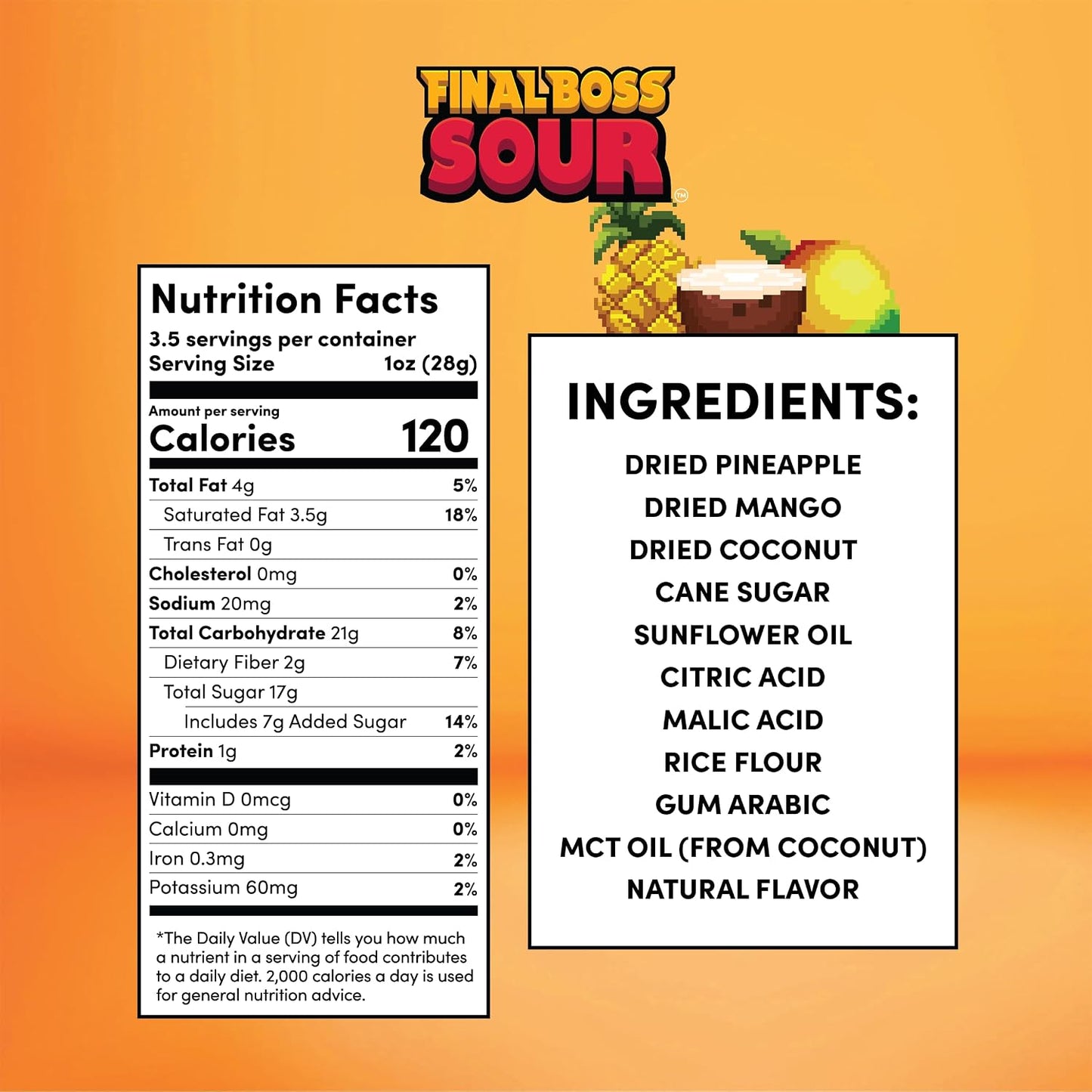 Final Boss Sour Candy Level 1, Sour Pina Colada