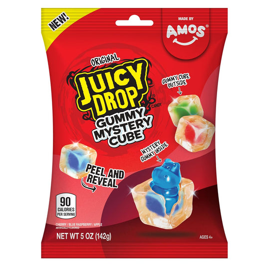 Juicy Drop Mystery Gummy Candy Cubes