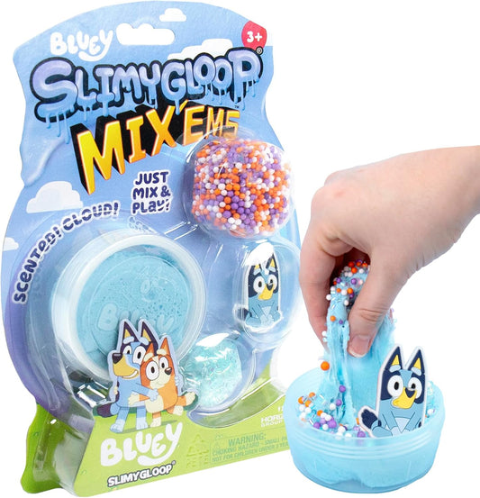 Bluey SLIMYGLOOP Mix'Ems Pre-Made Cloud Slime