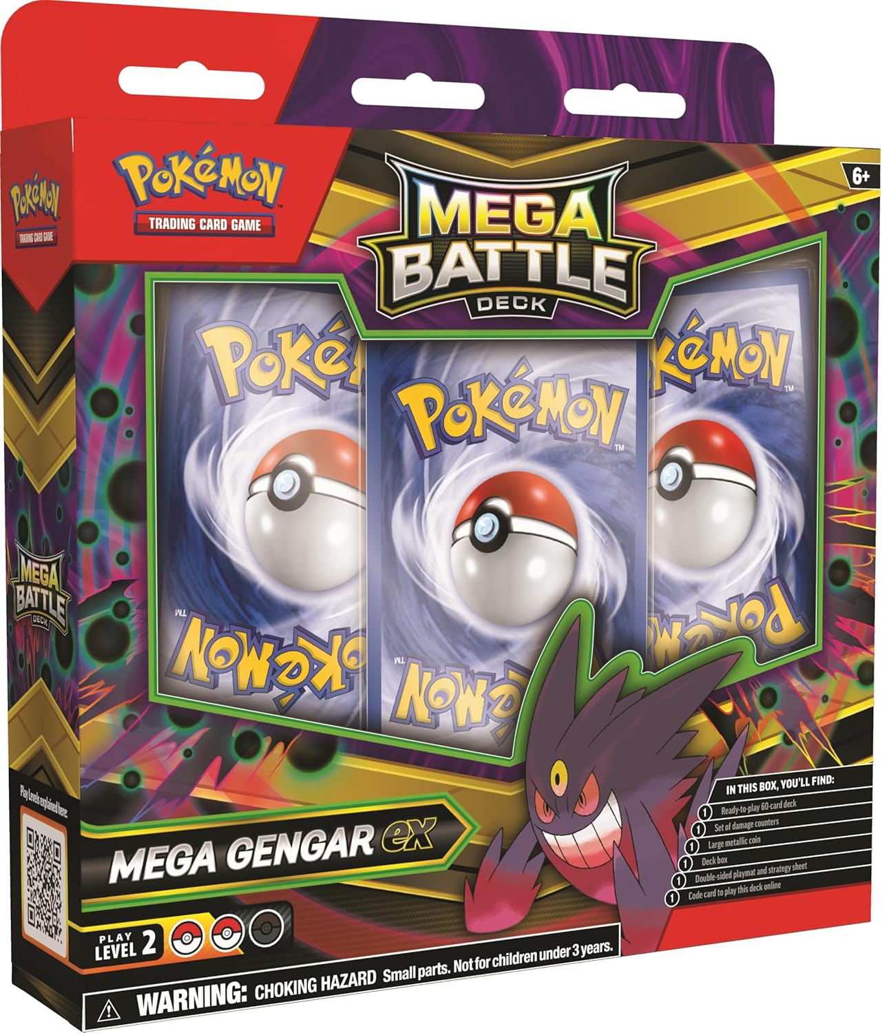 Pokémon Mega Battle Deck - Mega Gengar ex | Mega Diancie ex (style may vary)
