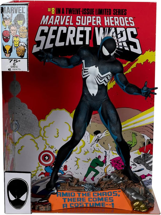 Marvel Spider-Man 1:6th Scale Collectible with Scene & Comic (Marvel Super Heroes Secret Wars #8)