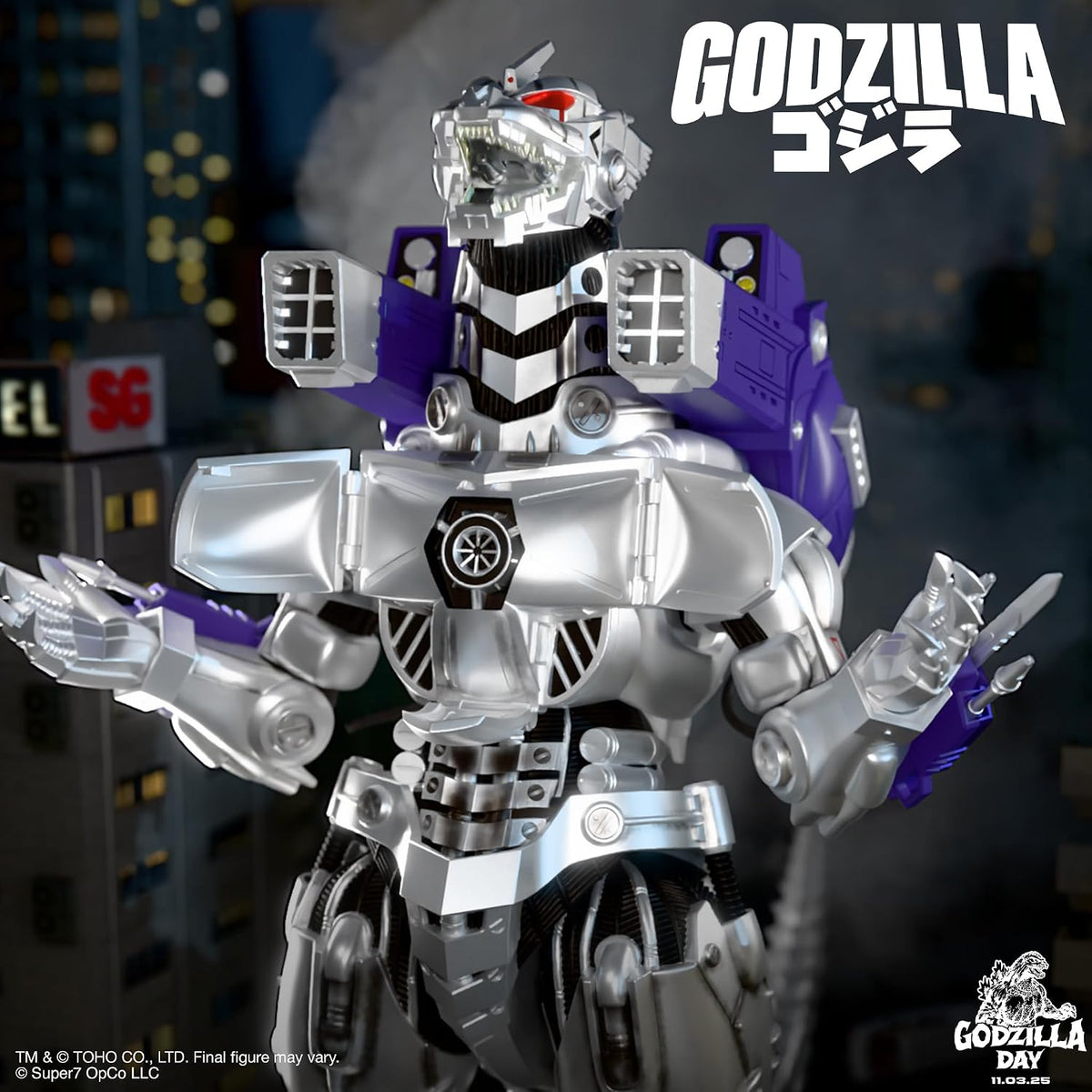 Super7 ULTIMATES! Toho Kiryu Mechagodzilla - 8.2" Toho Godzilla Action Figure with Accessories
