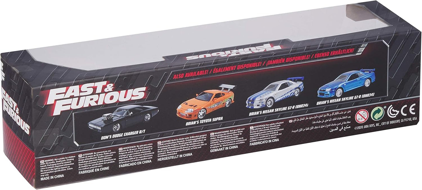 Fast & Furious Dom's Dodge Charger R/T & Brian's Toyota Supra 1:32
