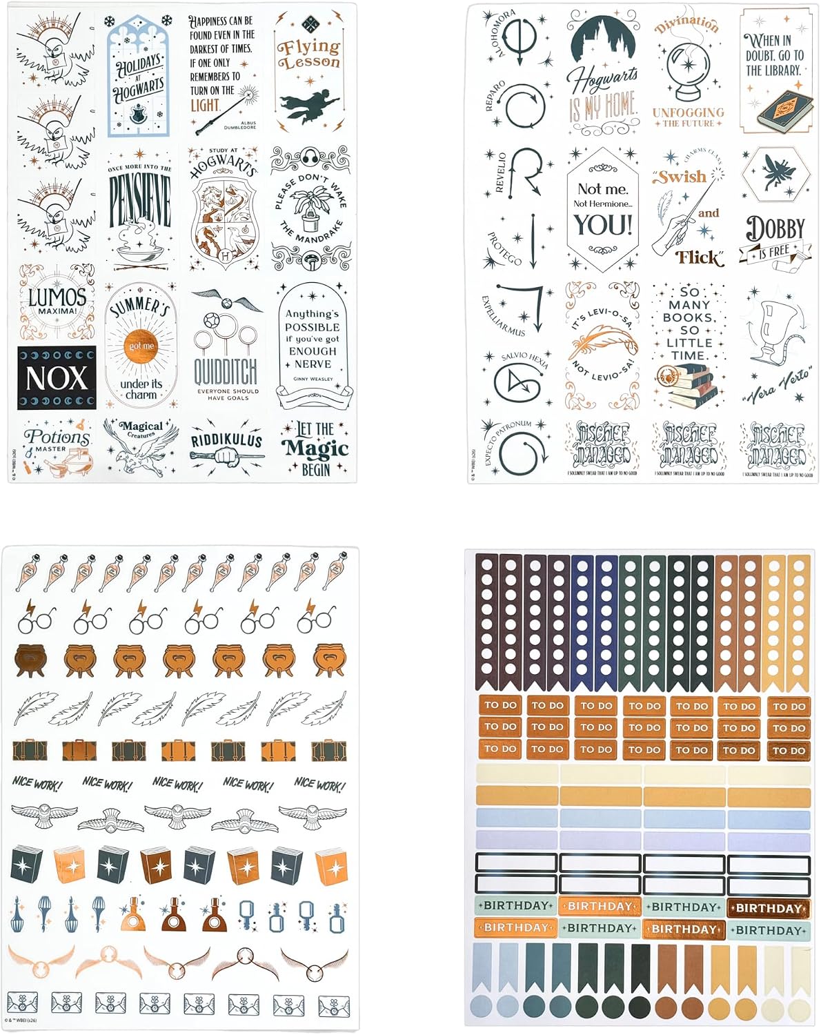 Harry Potter Return to Hogwarts 2027 Dated Weekly Monthly Planner