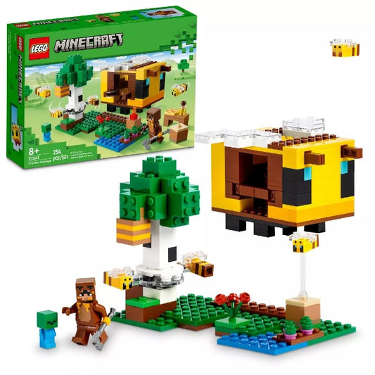 LEGO Minecraft The Bee Cottage Toy House with Animals
