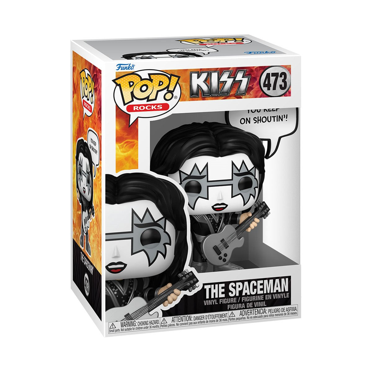 Funko Pop! Sayings: KISS - The Spaceman, Rock & Roll All Night