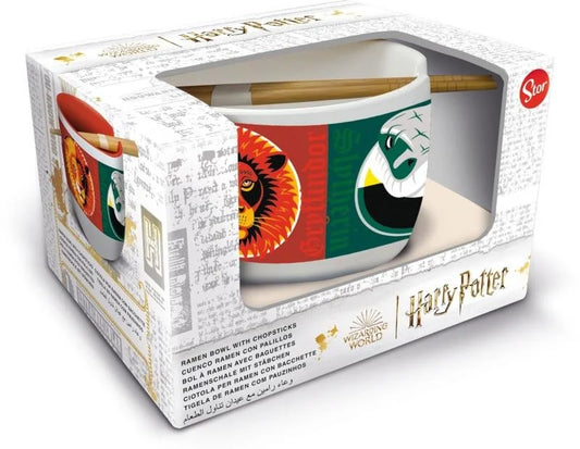 Harry Potter Golden Magic Ramen Bowl with Chopsticks In Giftbox