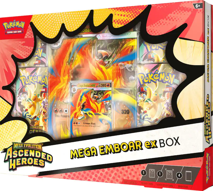 Pokémon - Trading Card Game: Mega Evolution Ascended Heroes ex Box