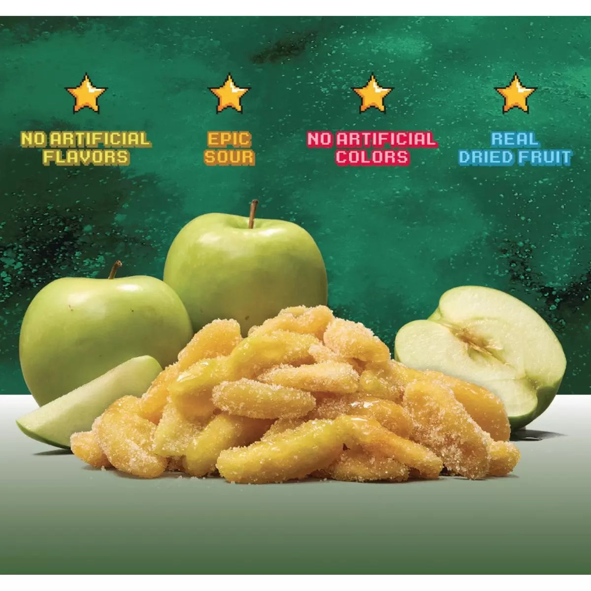 Final Boss Sour Level 4 Green Apple Sour Fruit Chews