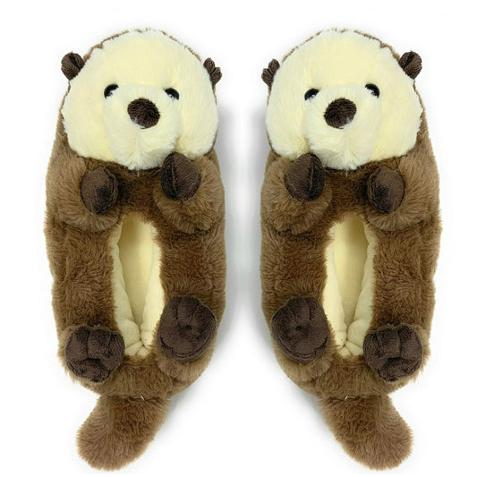 OoohGeez Fluffy Otter Slippers