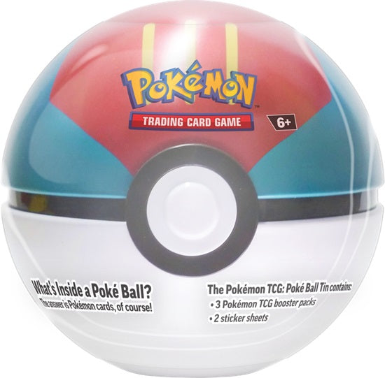 Pokemon Trading Cards - Pokeball Tin (styles may vary)