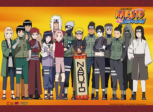 Naruto Shippuden - Character Group Wall Scroll