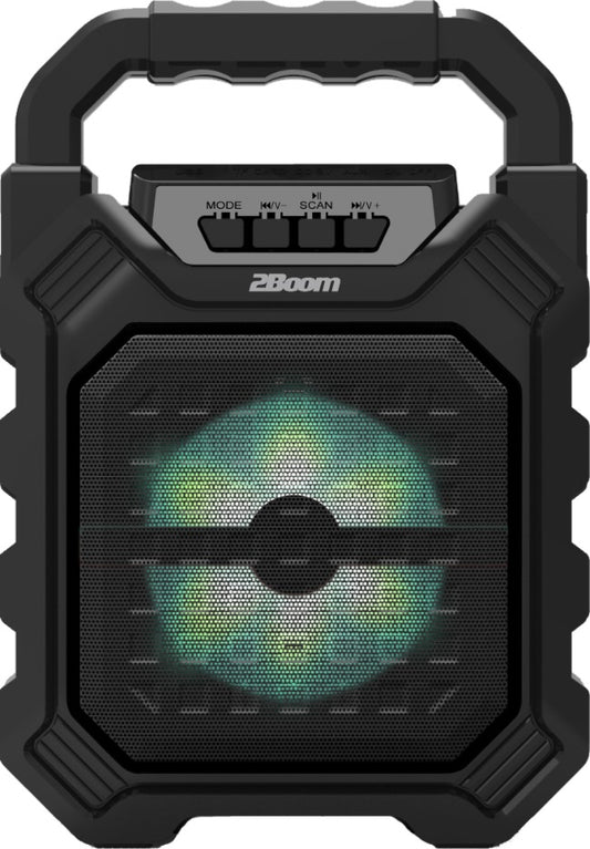 2Boom Vibe Portable Wireless Bluetooth Speaker [Black]
