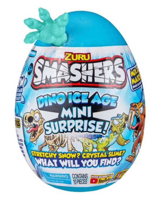 Smashers Series 3 Dino Ice Age RANDOM Dino! MINI Surprise! Mystery Egg by Zuru