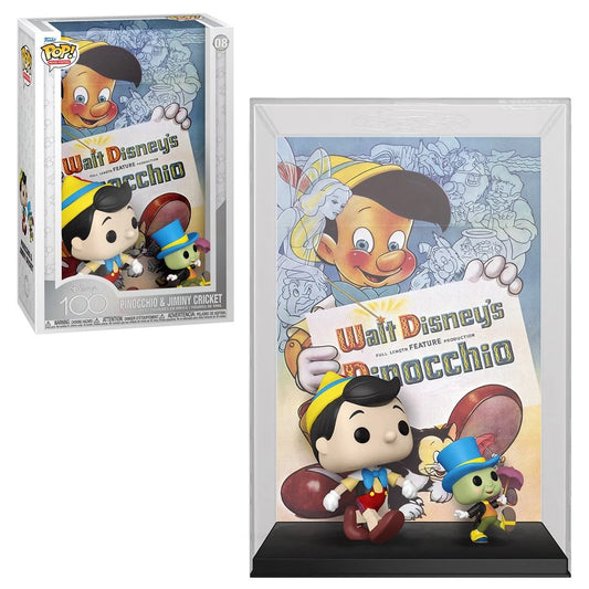 Funko Pop! Movie Poster: Disney 100 - Pinocchio and Jiminy Cricket