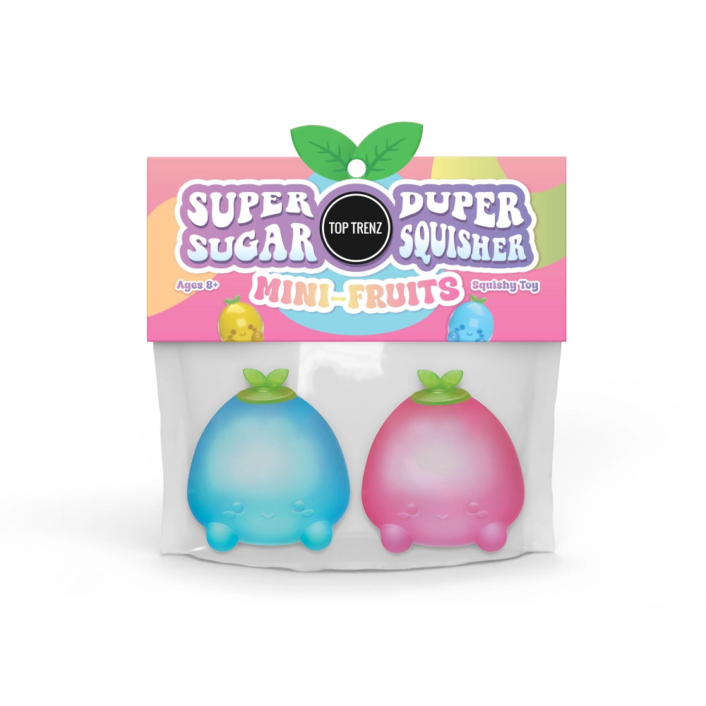 Super Duper Sugar Squisher - Mini Fruits 2 Pack (style may vary)